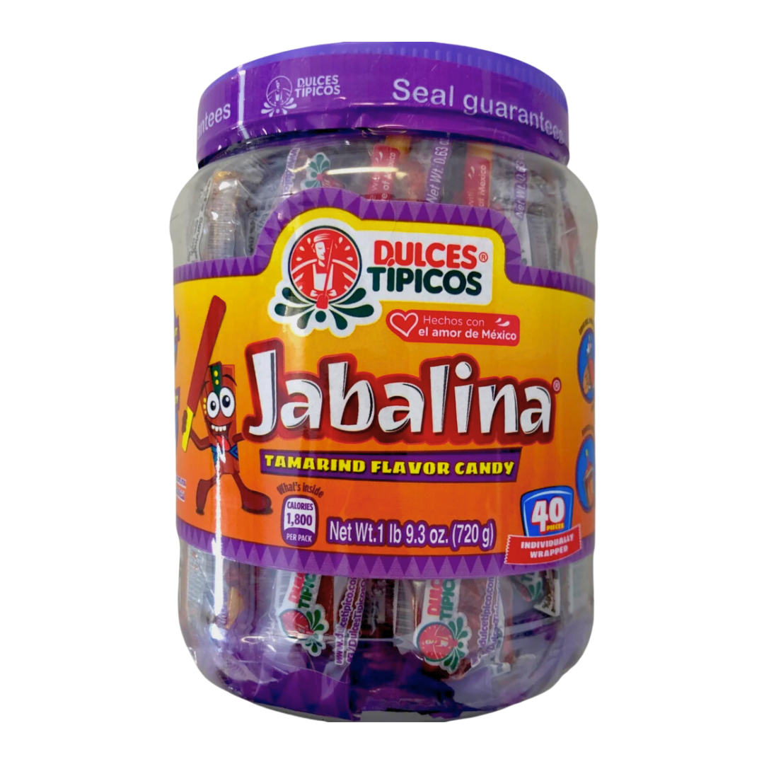 "Dulces Tipicos - Jabalinas" - Tamarind Flavor Candy - 40 ct