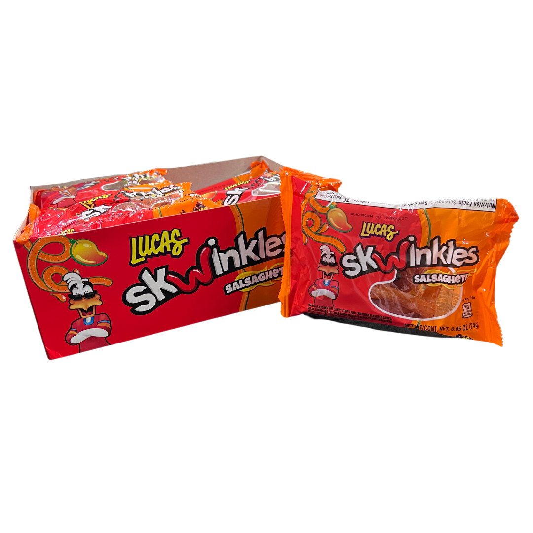 Lucas - "Skwikles Salsagheti" 12 Pack (Entire Box)