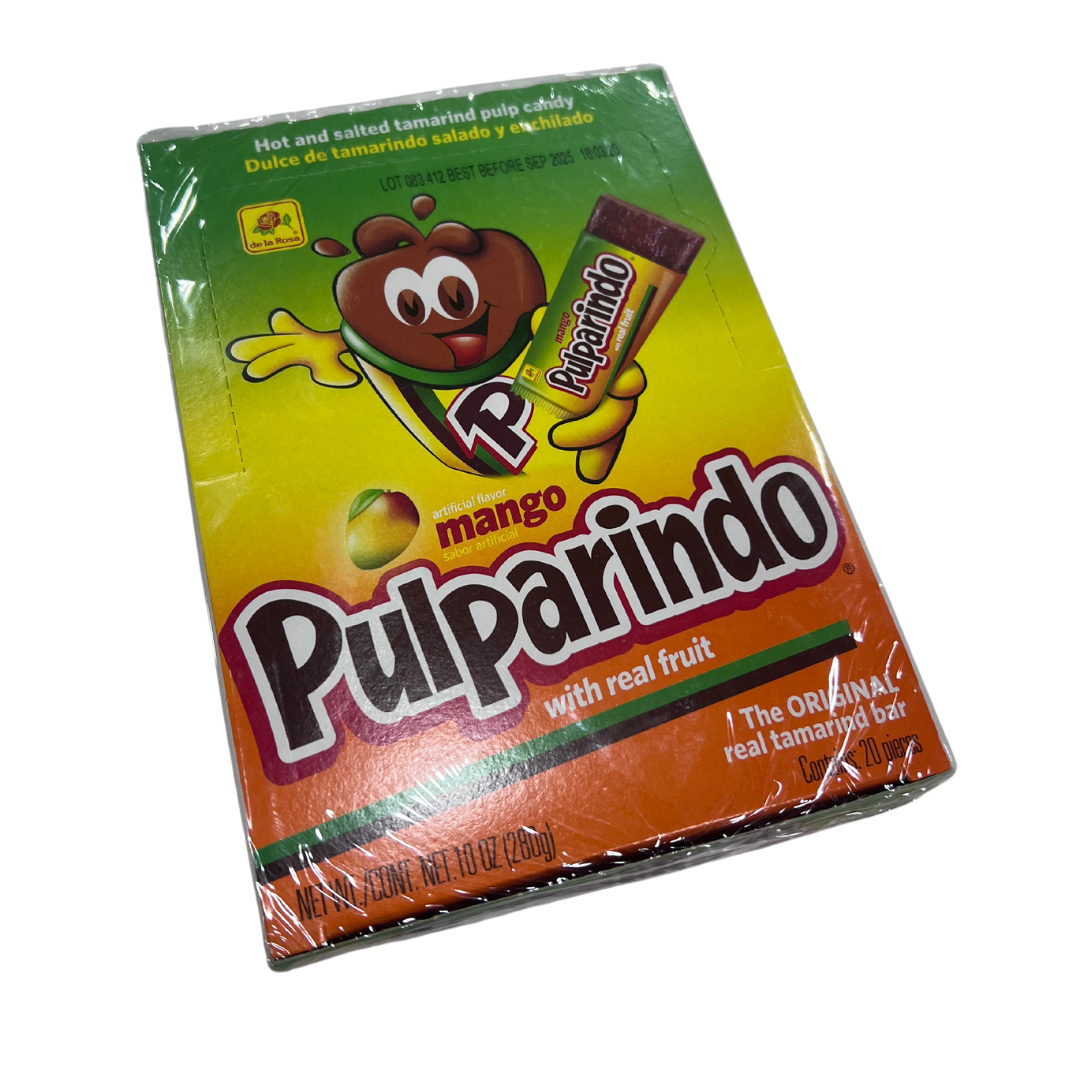 De La Rosa "Pulparindo" Chamoy, Tamarind, Watermelon, Mango or Extra Spicy (20 Pack)