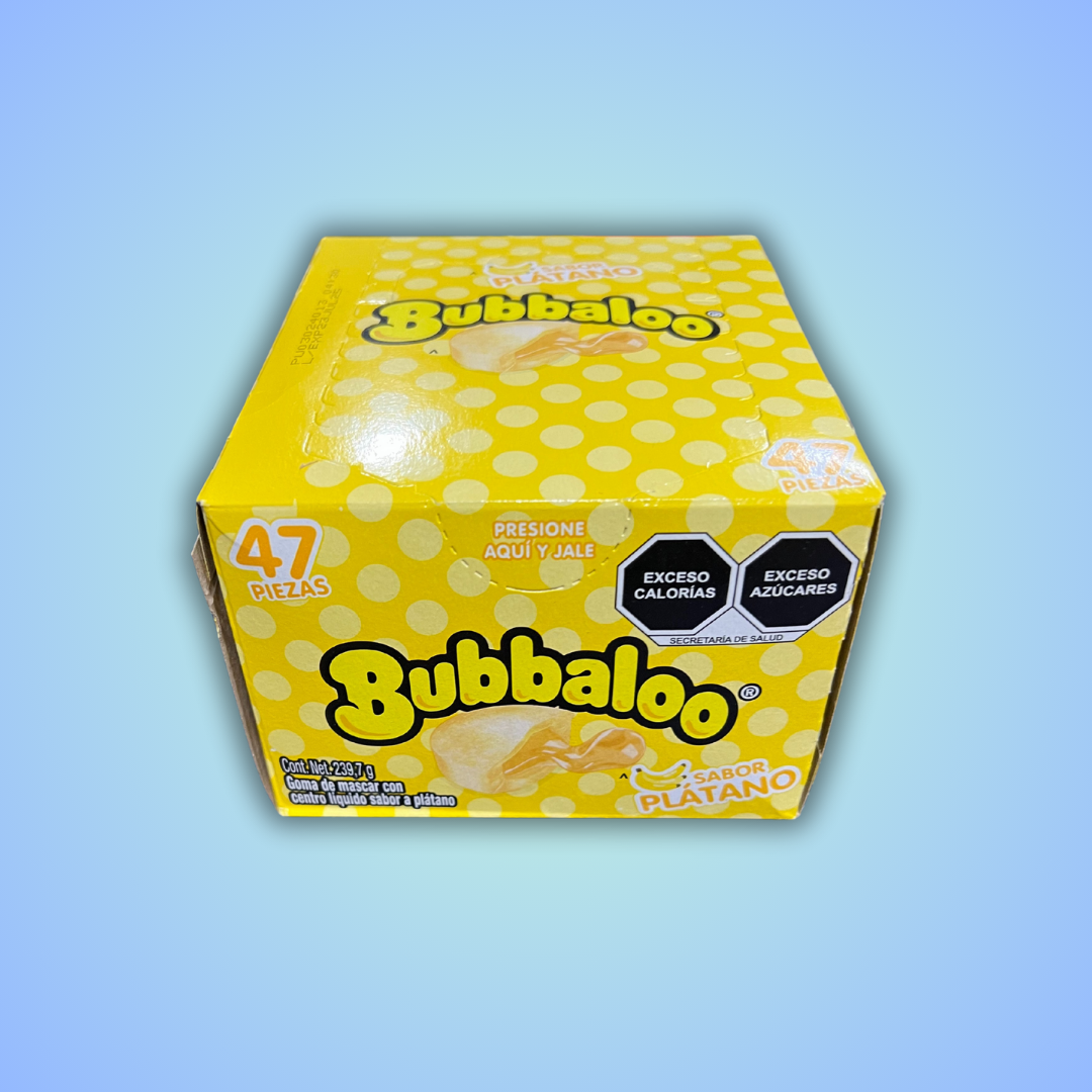 "Adams - Bubbaloo" Bubble Gum - 8 Flavors - 47ct Box