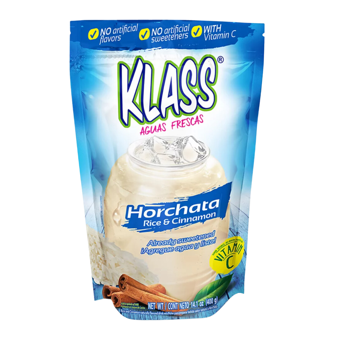 "Klass - Aguas Frescas" - Drink Powder - Horchata Flavor - 14.1 oz