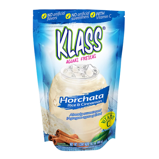 "Klass - Aguas Frescas" - Drink Powder - Horchata Flavor - 14.1 oz