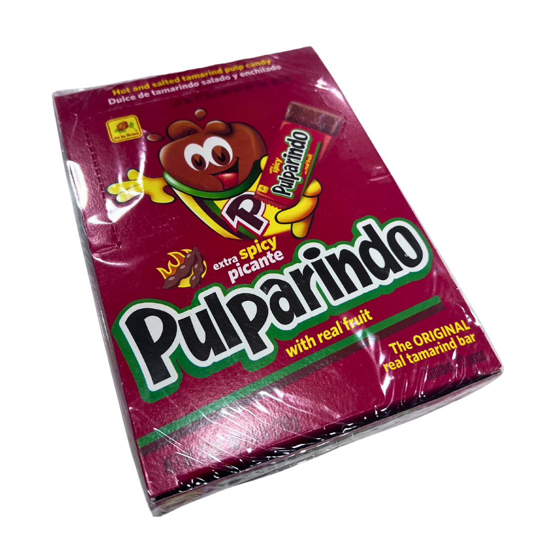 De La Rosa "Pulparindo" Chamoy, Tamarind, Watermelon, Mango or Extra Spicy (20 Pack)