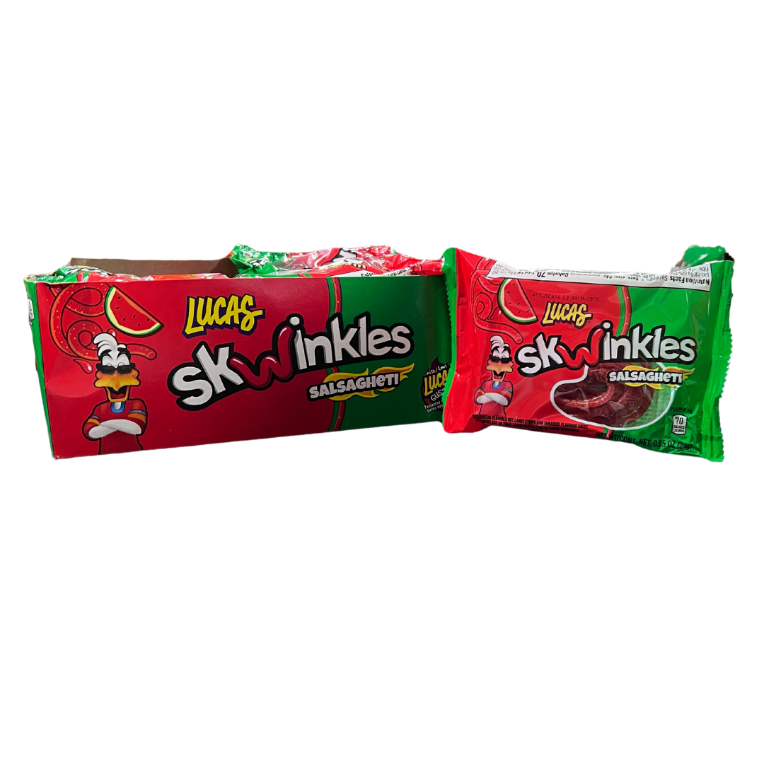 Lucas - "Skwikles Salsagheti" 12 Pack (Entire Box)