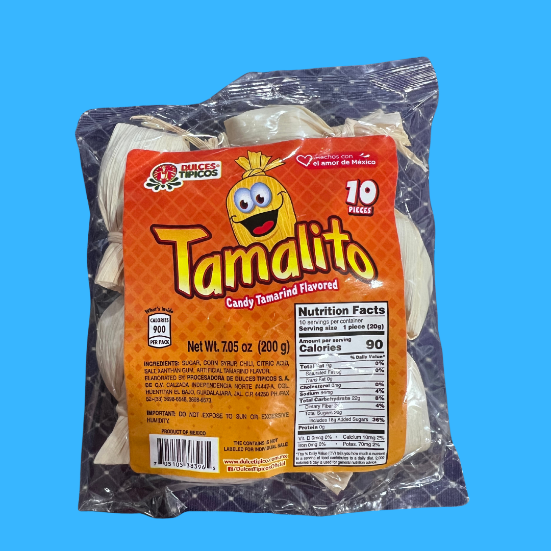 Tamalitos (Tamarind Candy) 10 Pieces