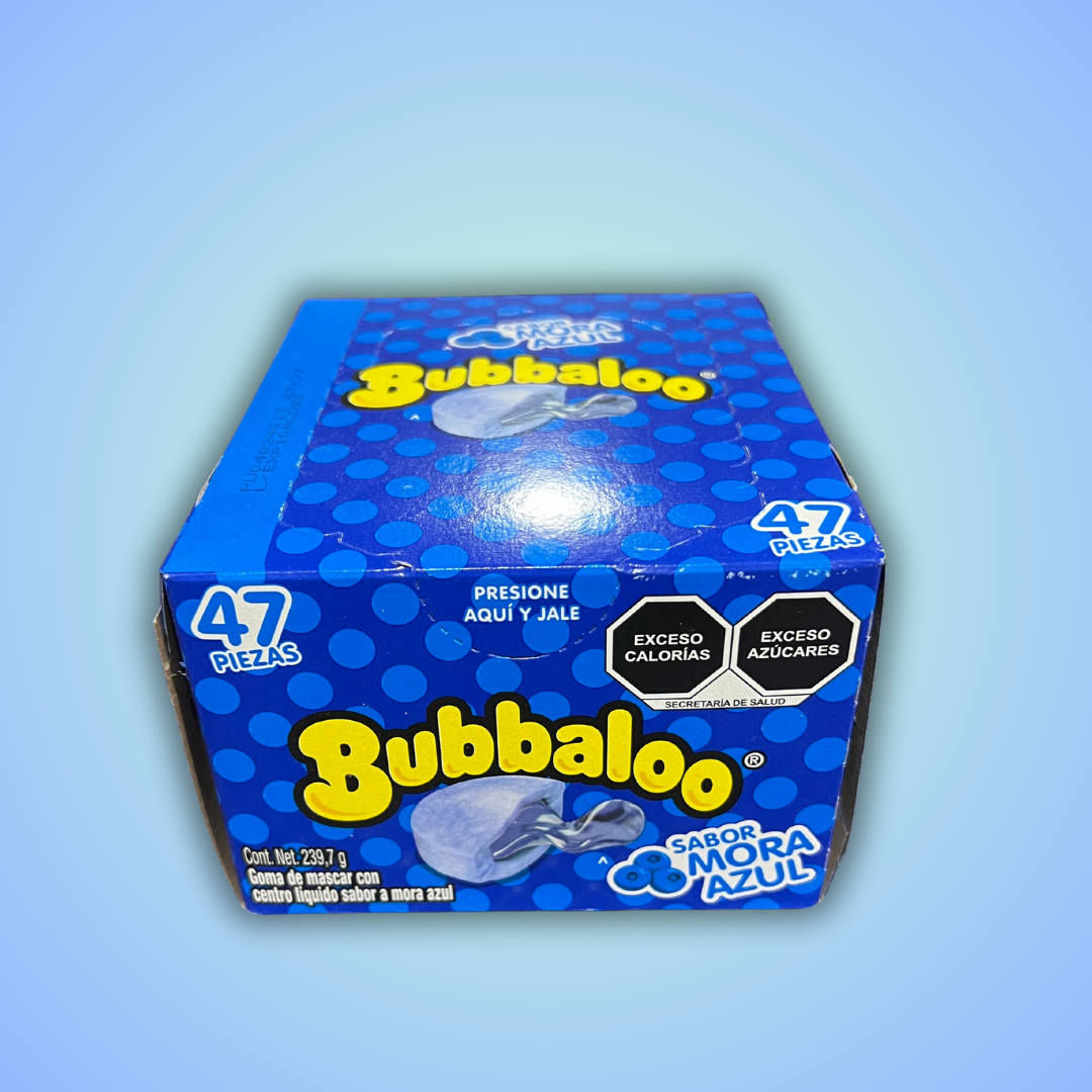 "Adams - Bubbaloo" Bubble Gum - 8 Flavors - 47ct Box