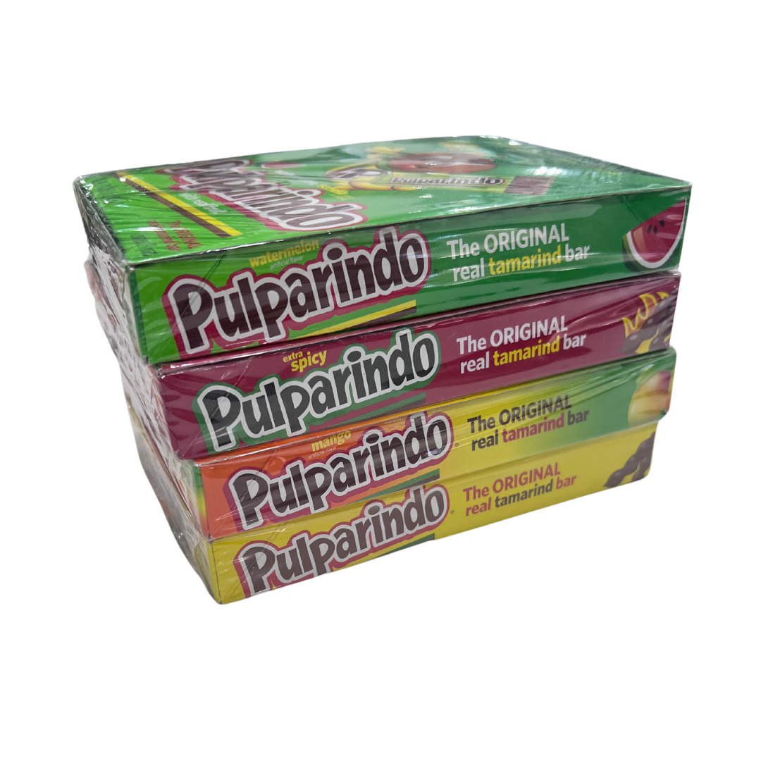 De La Rosa "Pulparindo" Chamoy, Tamarind, Watermelon, Mango or Extra Spicy (20 Pack)