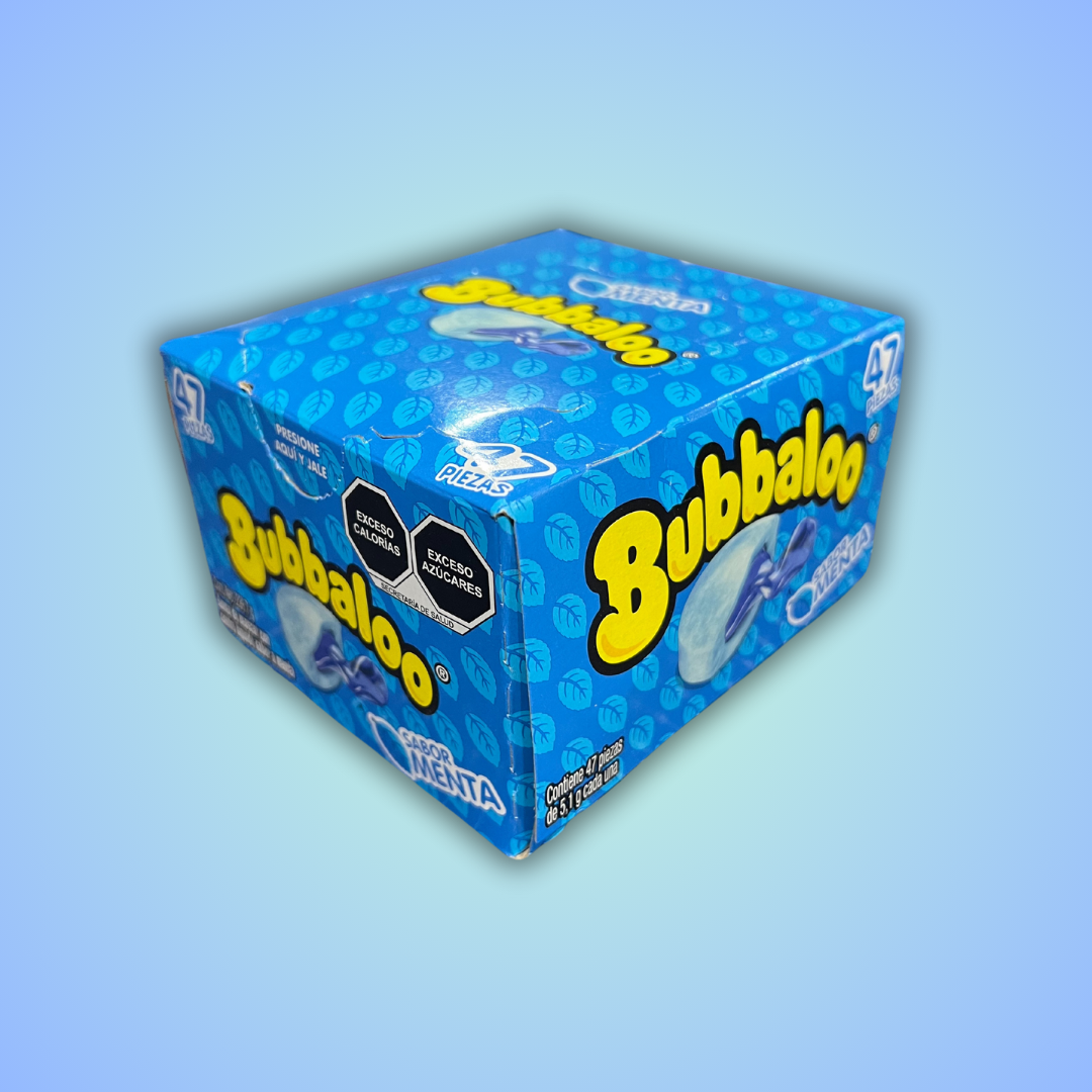 "Adams - Bubbaloo" Bubble Gum - 8 Flavors - 47ct Box