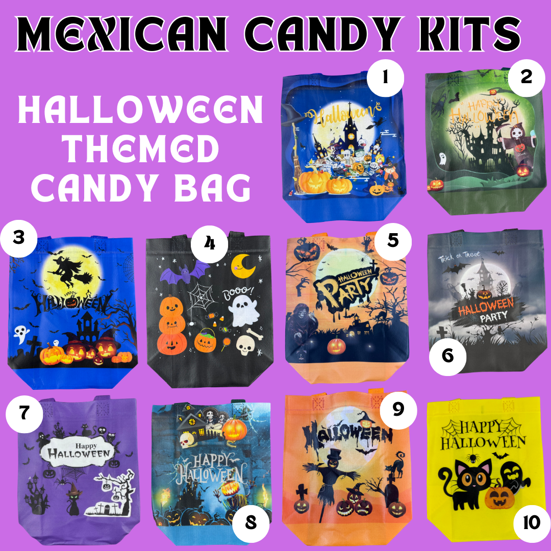 Halloween Themed Mexican Candy Bags - Mexican Candy