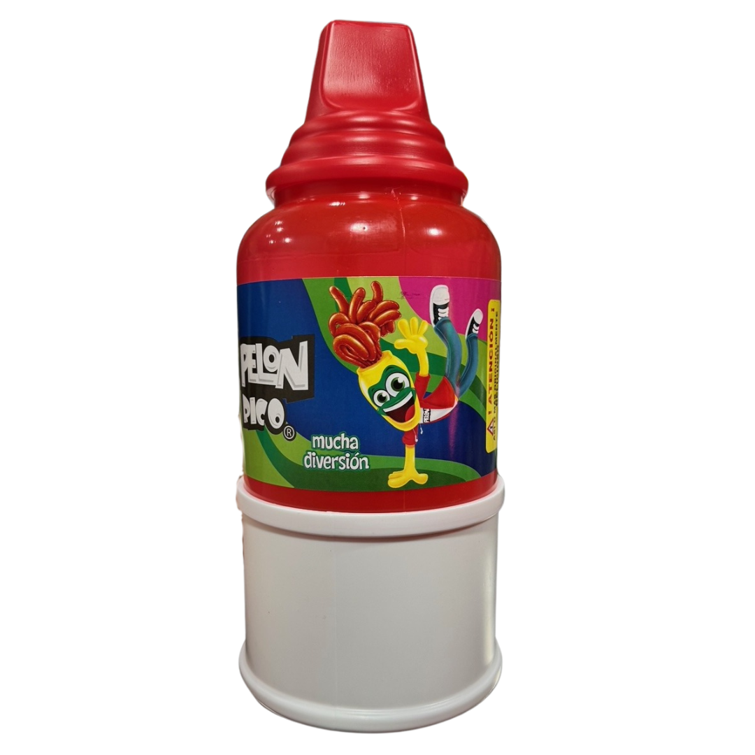 "Candy Container" comes with "12 Mini Pelon-Ricos" and Pinata Candy (2lbs)