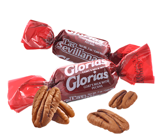 Las Sevillanas "Glorias"  Dulce De Leche with Pecans Candy