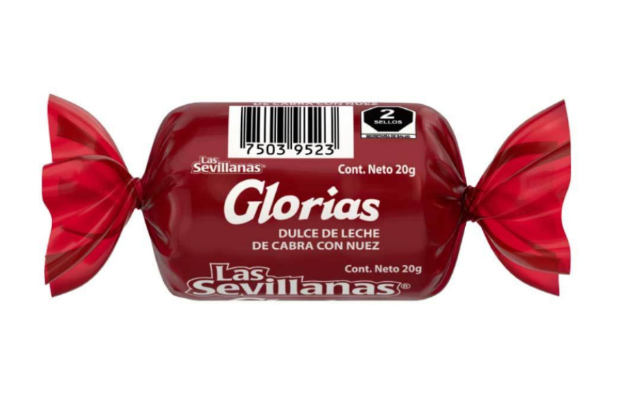 Las Sevillanas "Glorias"  Dulce De Leche with Pecans Candy