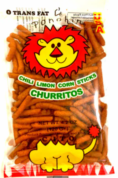 Ponochin Chili Limon Corn Sticks Churritos