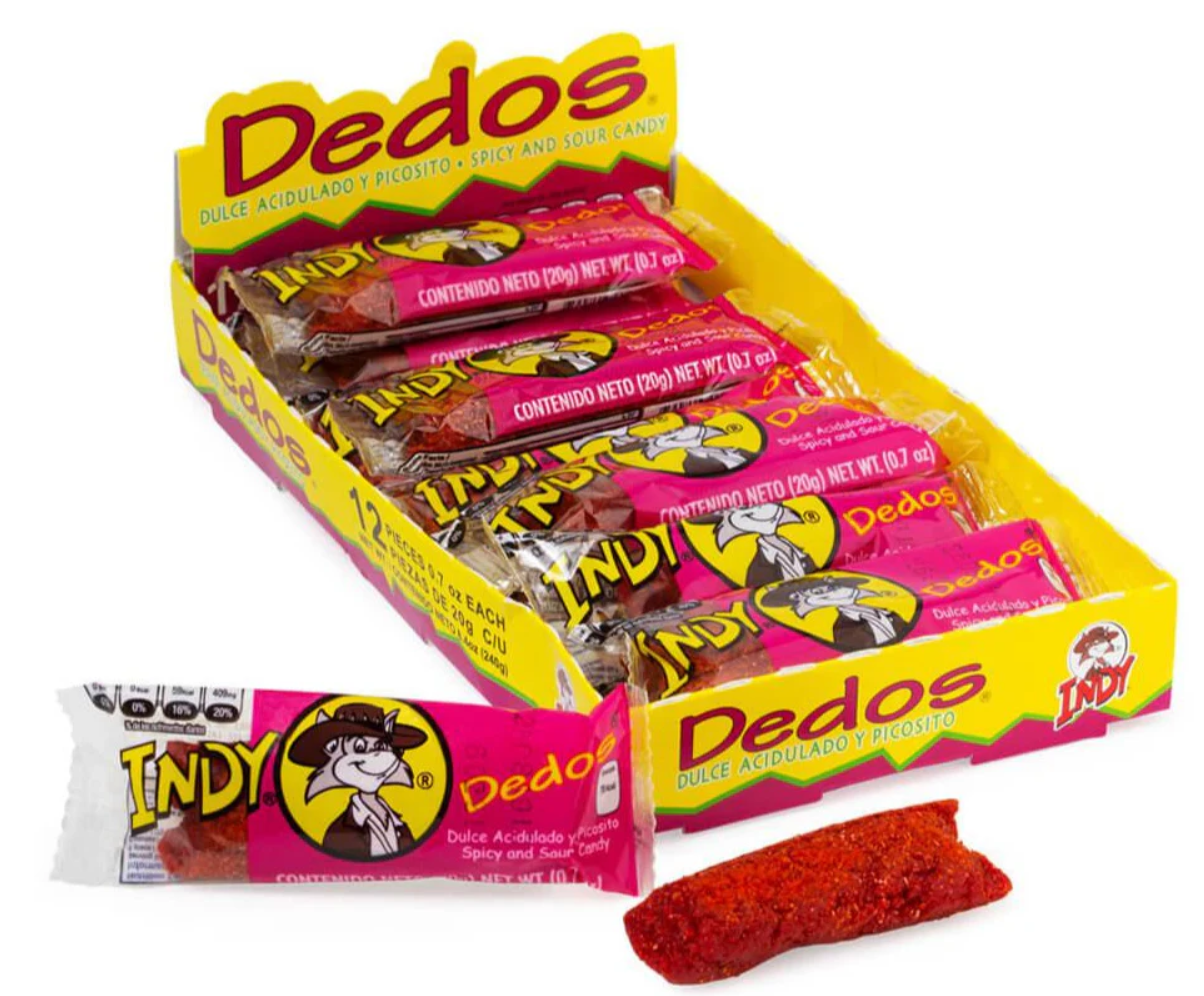 "Indy Dedos" Spicy Tamarind Candy - 12 ct