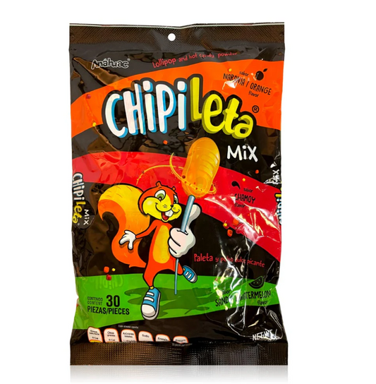 Anahuac - "Chipileta Lollipops" Watermelon, Chamoy, and Orange Flavors (30 ct)