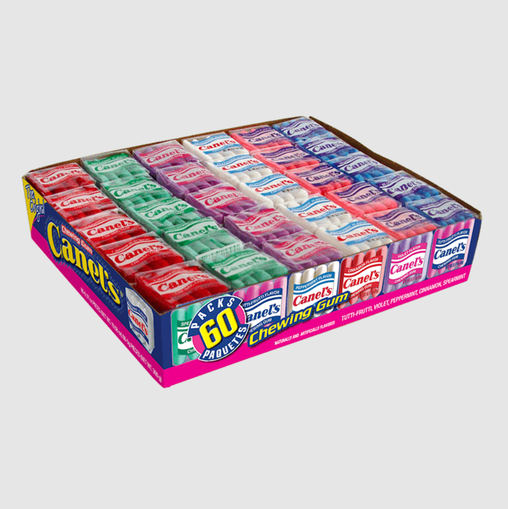 "Canels - Chewing Gum" - Assorted Flavors - 60 ct.