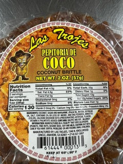 Pepitorias (Peanut, Mixed, or Coconut)